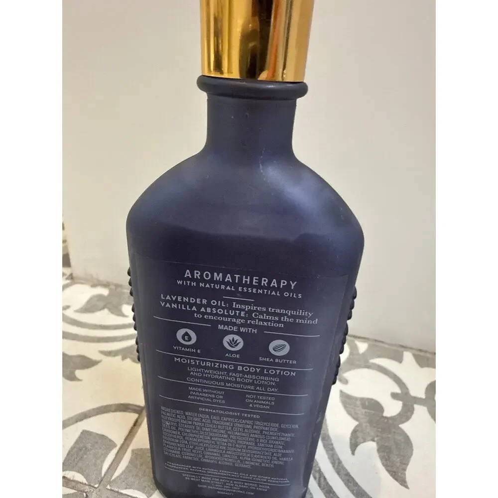 Bath & Body Works Aromatherapy Sleep Lavender Vanilla Lotion Discontinued 80%